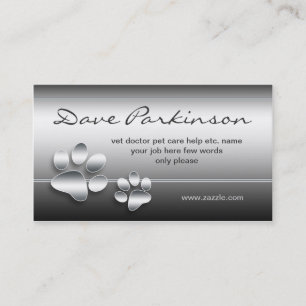 pets pet Care business card