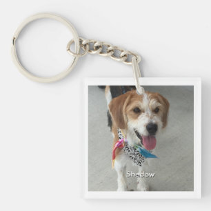 Pet's Photo or Child's Photo & Name Key Ring