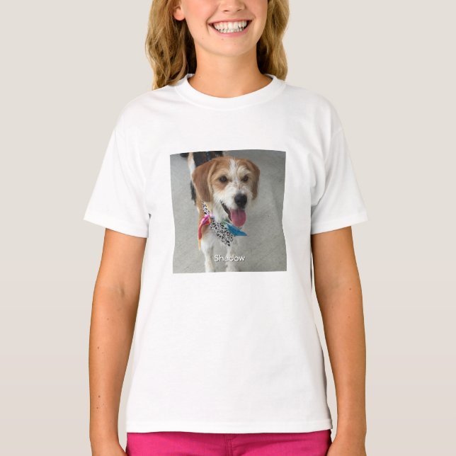 Pet's Photo or Child's Photo & Name T-Shirt (Front)