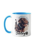 Pet's Simple Modern Cool Typography Name and Photo