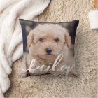 Pet's Simple Modern Elegant Chic Name and Photo