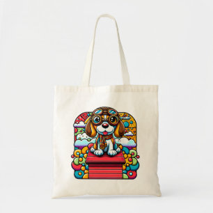 Pet's Simple Modern : I Love Dog Tote Bag