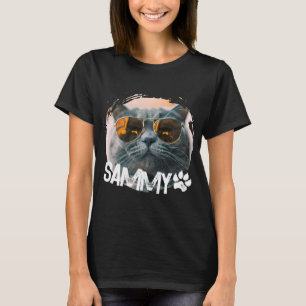 Pets Simple Modern Nge Cool Name And Photo  T-Shirt