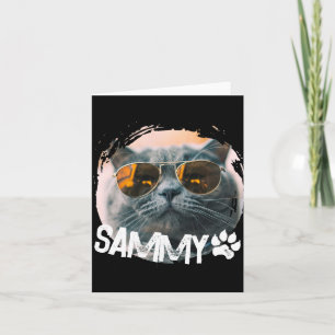 Pets Simple Modern Nge Cool Name And Photo T Shirt Card