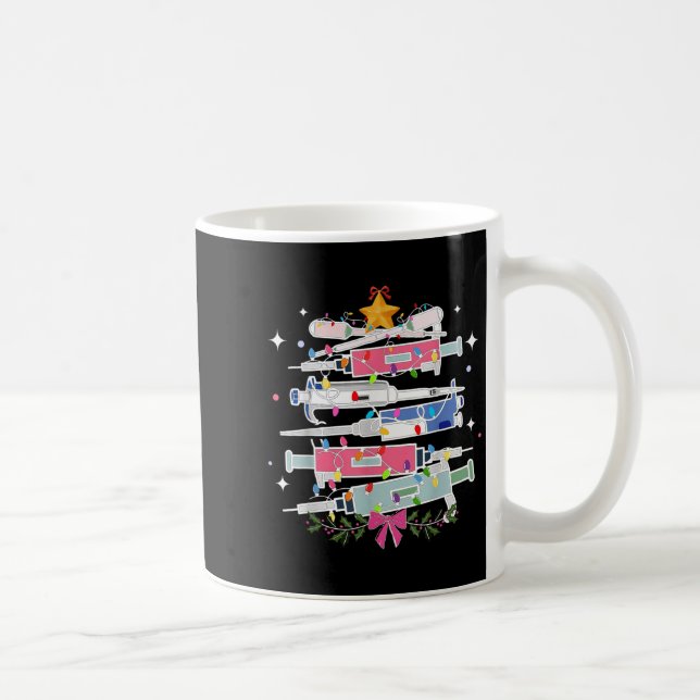 Pette Laboratory Christmas Tree Lights Med Laborat Coffee Mug (Right)