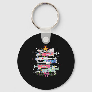 Pette Laboratory Christmas Tree Lights Med Laborat Key Ring