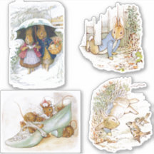 Petter Rabbit set sticker