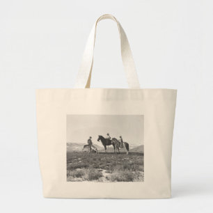 Petting Antelopes. Large Tote Bag