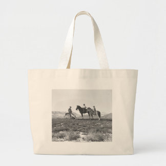 Petting Antelopes. Large Tote Bag