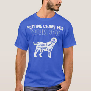 Petting Chart For Dogs - Dog Lover - Dog Owner T-S T-Shirt