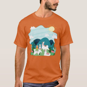 Petting Zoo Animal South America Llama T-Shirt