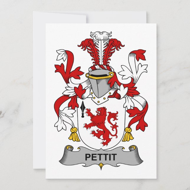 Pettit Family Crest (Front)