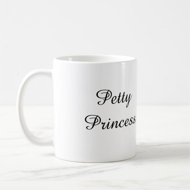 Petty Princess Coffee Mug (Left)