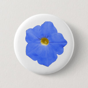 Petunia Blue and Yellow Button