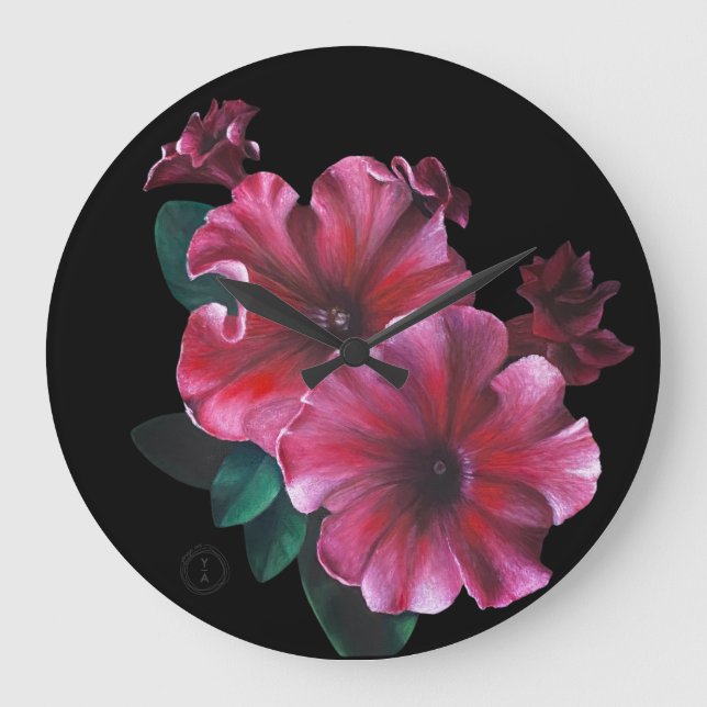 Petunia flower clock (Front)