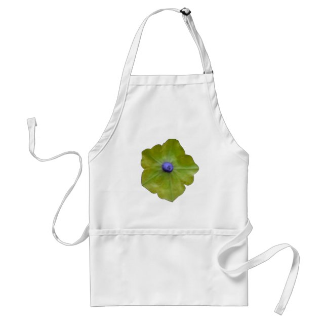 Petunia Green and Blue Apron (Front)