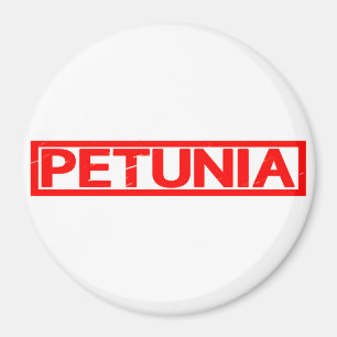 Petunia Stamp Magnet