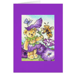 Petunia Teddy Blank Note