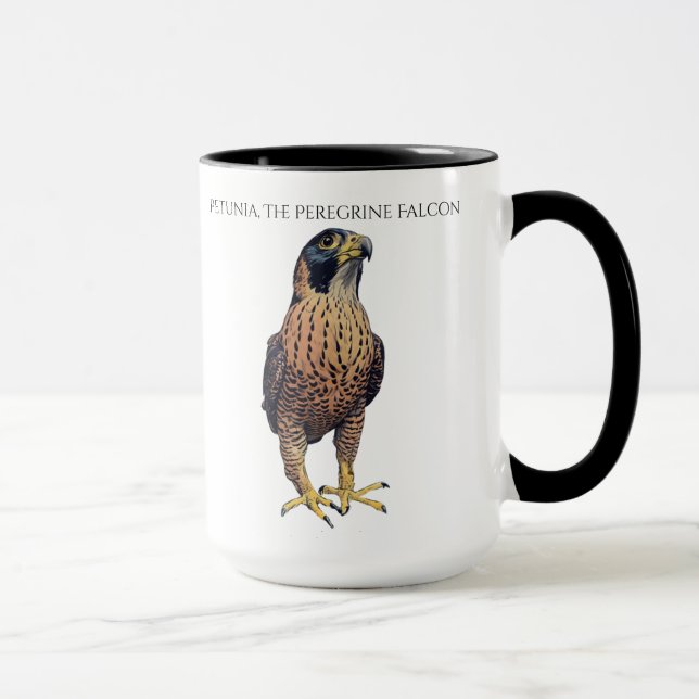 Petunia the Peregrine Falcon Mug (Right)