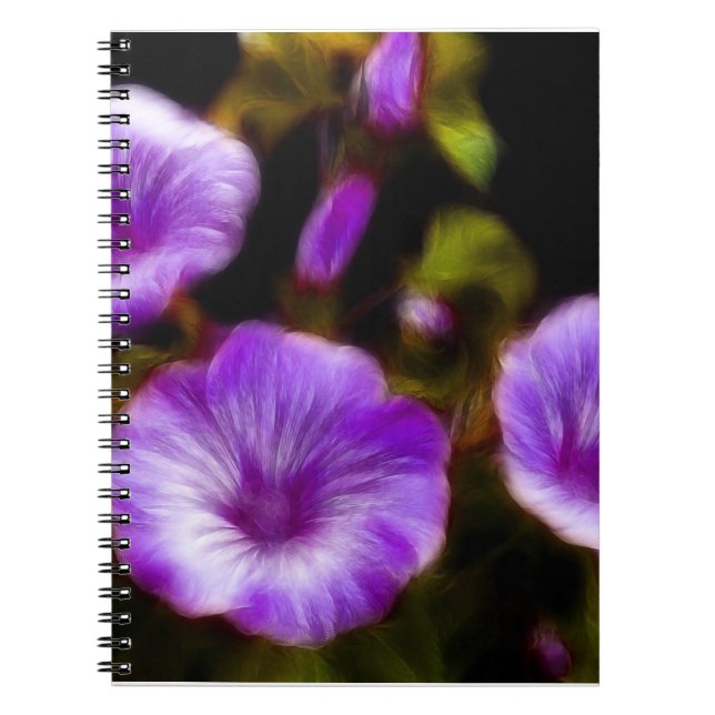 petunias2bc large spiral notebook (Front)