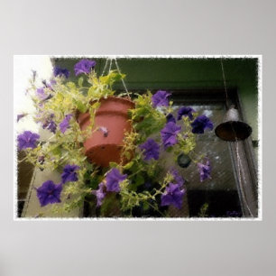 Petunias and the Dinner Bell Poster