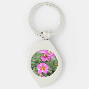 Petunias Key Ring