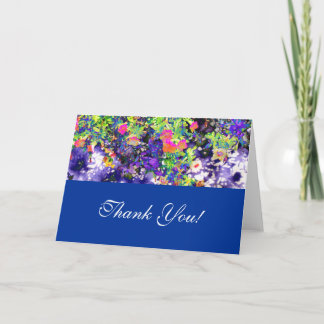 Petunias Thank You! Thank You Card