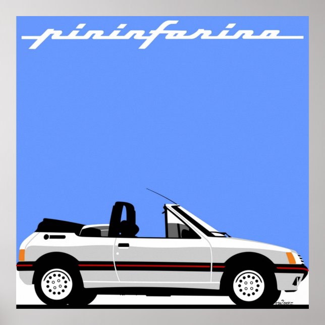 Peugeot 205 CTI Poster (Front)