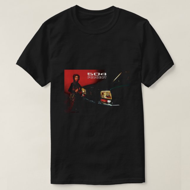 PEUGEOT 504 T-Shirt (Design Front)