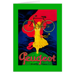 Peugeot Bicycle Vintage PosterEurope