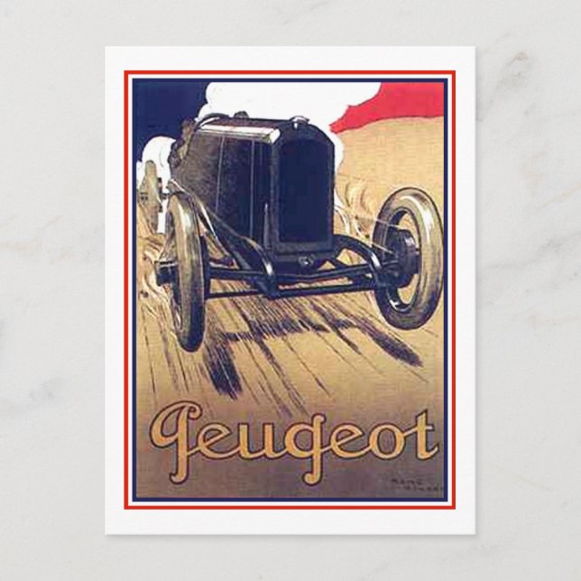 Peugeot Postcard (Front)