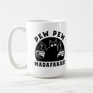 Pew Pew Mug-Funny Cat Mug Adorable Mug