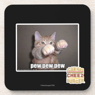 Pew pew pew coaster