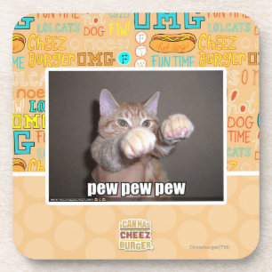 Pew pew pew coaster