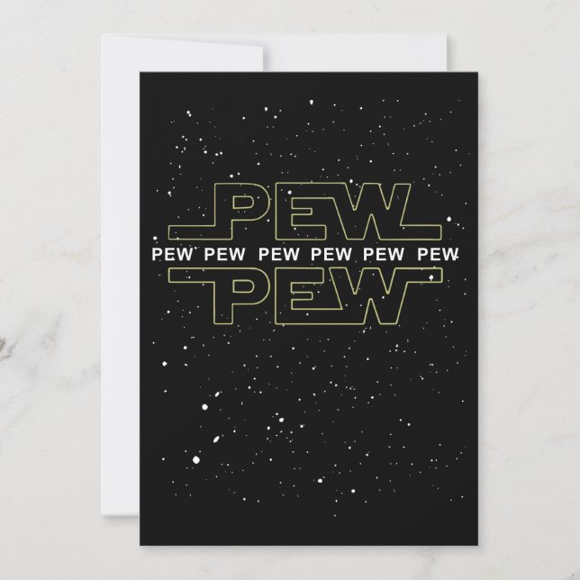 pew pew pew game t-shirts (Front)