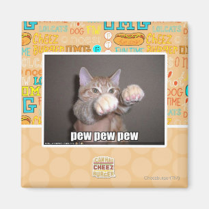 Pew pew pew magnet