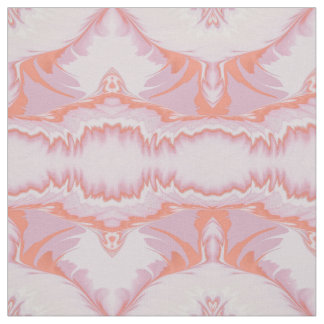 Pewal Pink Whimsical Intricate Pattern Multi Colou Fabric