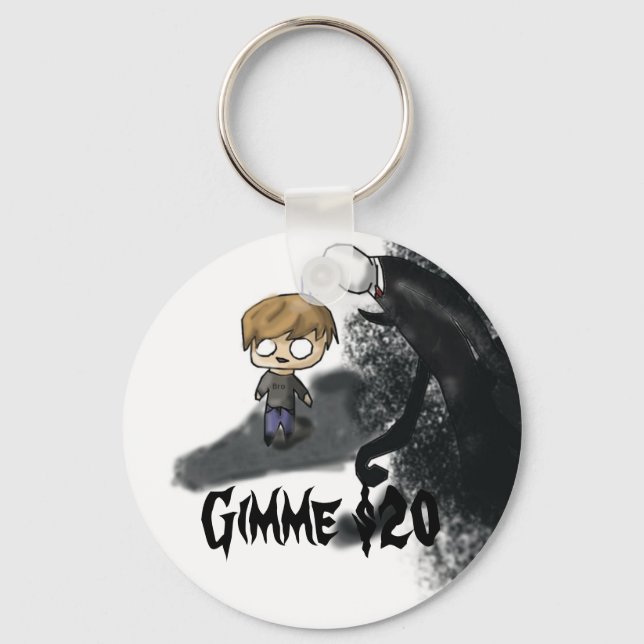 Pewdiepie Slenderman Keychain (Front)