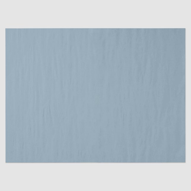 Pewter Blue Solid Colour Tissue Paper (Front)