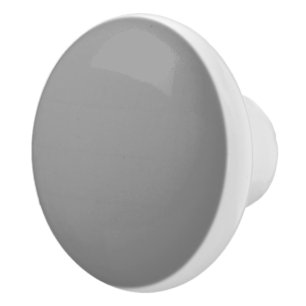 Pewter Grey Solid Colour   Classic Elegant Ceramic Knob