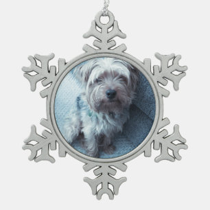 Pewter Snowflake Oranament Christmas Ornament