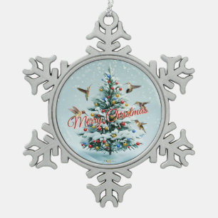 Pewter Snowflake Ornament