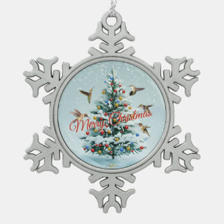 Pewter Snowflake Ornament