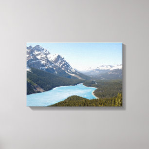 Peyto Lake - Banff National Park, Alberta, Canada Canvas Print