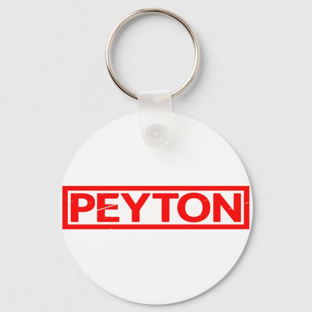 Peyton Stamp Key Ring (Front)