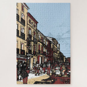 Pezenas France Antique Market Jigsaw Puzzle