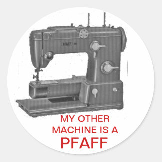 PFAFF CLASSIC ROUND STICKER