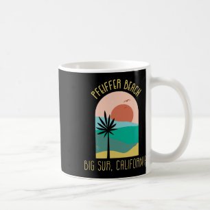 Pfeiffer Beach Big Sur California - Boho Vacation Coffee Mug