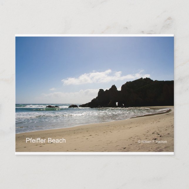 Pfeiffer Beach Big Sur California Products Postcard (Front)