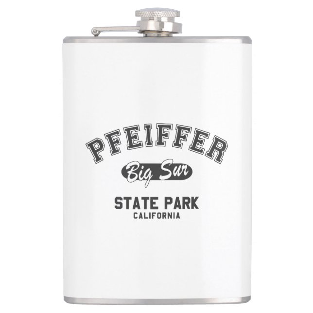Pfeiffer Big Sur State Park, California Hip Flask (Front)